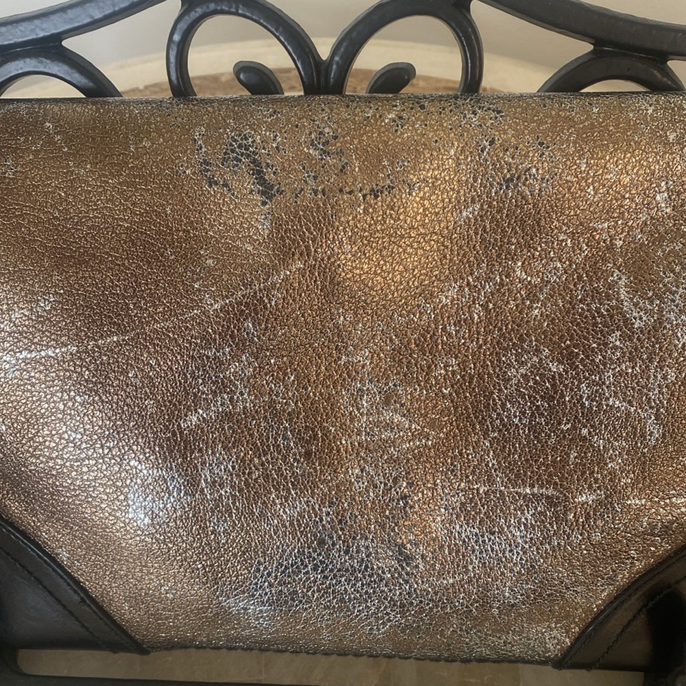 Alexander Mcqueen Multi Colored Large Leather Clu… - image 6